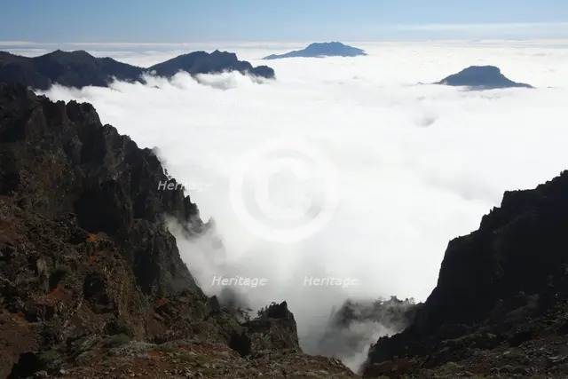 Parque Nacional de la Caldera de Taburiente, La Palma, Canary Islands, Spain, 2009.  Creator: Peter Thompson.