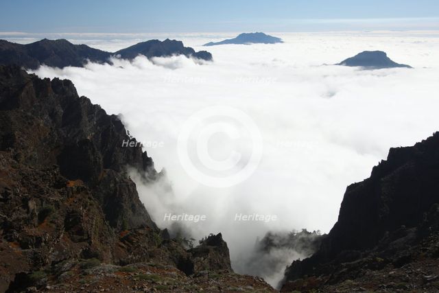 Parque Nacional de la Caldera de Taburiente, La Palma, Canary Islands, Spain, 2009.  Creator: Peter Thompson.