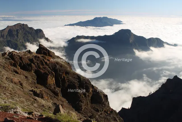 Parque Nacional de la Caldera de Taburiente, La Palma, Canary Islands, Spain, 2009.  Creator: Peter Thompson.