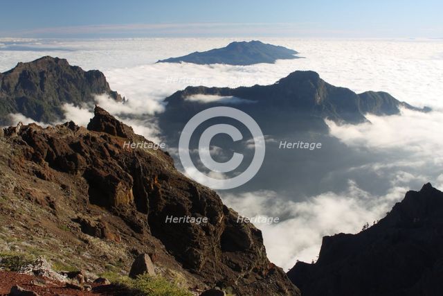 Parque Nacional de la Caldera de Taburiente, La Palma, Canary Islands, Spain, 2009.  Creator: Peter Thompson.
