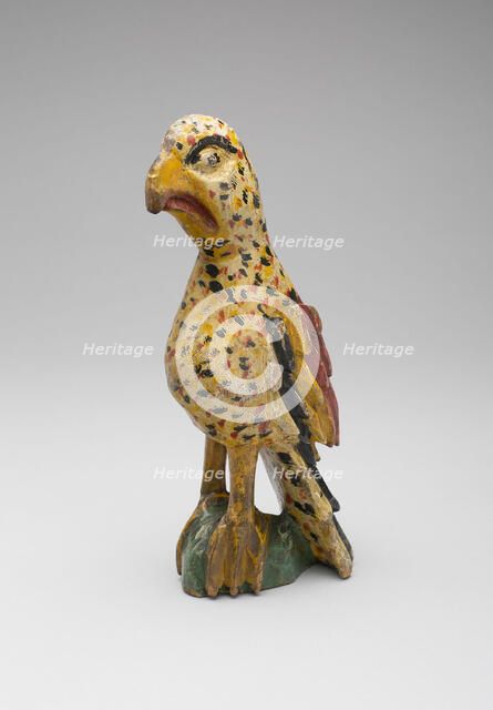 Parrot, 1870/90. Creator: Wilhelm Schimmel.