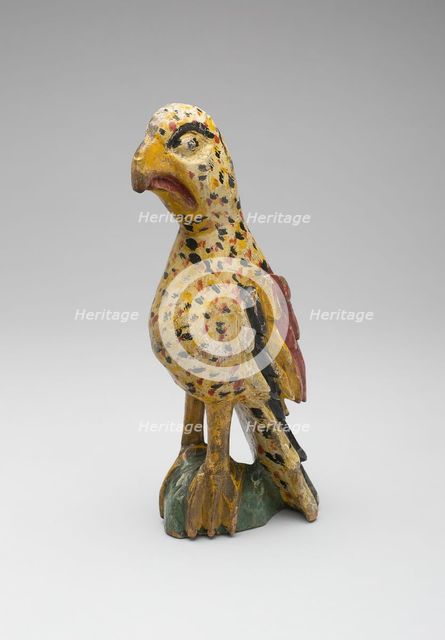 Parrot, 1870/90. Creator: Wilhelm Schimmel.