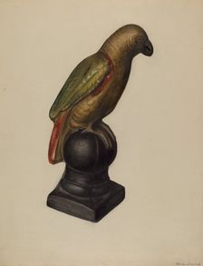 Parrot, c. 1937. Creator: Mina Lowry