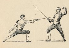 Parry in Tierce - Fencing 1912