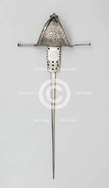 Parrying Dagger for Pietro Antonio Martinengo, Count of Brescia (recorded 1644-1671), 1650/75. Creator: Unknown.
