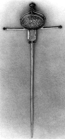 Parrying Dagger with Scabbard, Italian, probably Naples, ca. 1650-75. Creator: Unknown