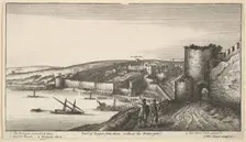 Part of Tangier from aboue, without the Water-gate, 1670. Creator: Wenceslaus Hollar