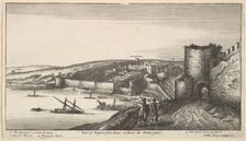 Part of Tangier from aboue, without the Water-gate, 1670. Creator: Wenceslaus Hollar