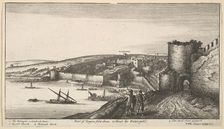 Part of Tangier from aboue, without the Water-gate, 1670. Creator: Wenceslaus Hollar