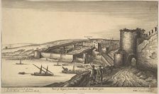 Part of Tangier from above, 1670. Creator: Wenceslaus Hollar