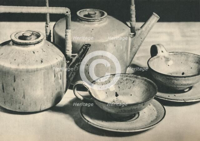 'Part of Tea Service by the Werkstatten der Stadt Halle', 1928. Artist: Unknown.