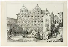 Part of the Castle at Heidelberg, 1833. Creator: Samuel Prout