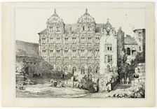 Part of the Castle at Heidelberg, 1833. Creator: Samuel Prout
