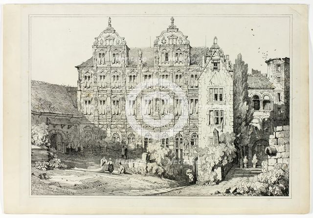Part of the Castle at Heidelberg, 1833. Creator: Samuel Prout.