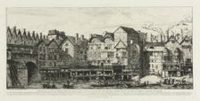 Part of the City of Paris at the End of the Seventeenth Century, 1861. Creator: Charles Meryon (French, 1821-1868)
