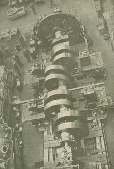 Part of the Crankshaft of M.V. "Britannic" (White Star), 27,000 Tons c1930. Creator: Unknown