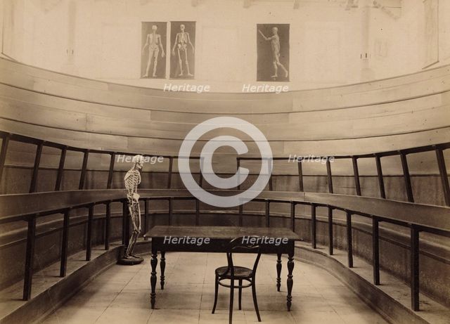 Part of the amphitheatre of the two-light anatomical auditorium, 1890. Creator: Unknown.