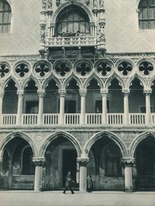Part of the Doge's Palace, Venice, Italy, 1927. Artist: Eugen Poppel