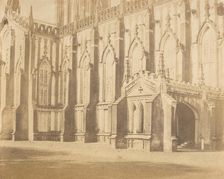 [Part of the Exterior of the St. Paul's Cathedral, Calcutta], 1850s. Creator: Captain R. B. Hill