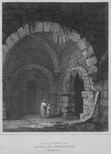 Part of the Interior of the Castle at Newcastle, Northumberland 1814. Artist: John Greig