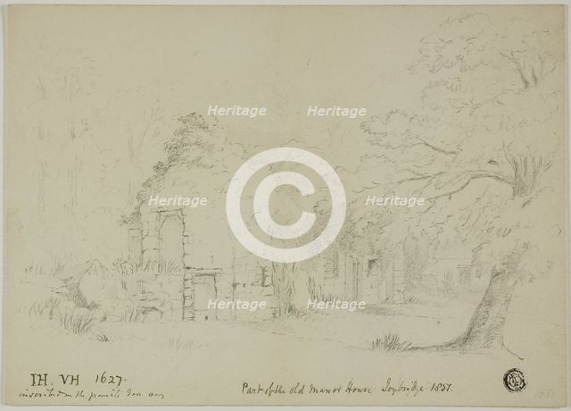 Part of the Old Manor House, Toybridge, n.d. Creator: Unknown.