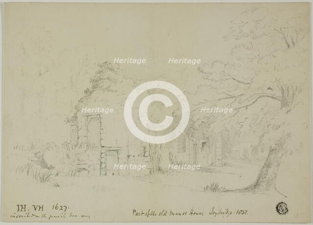 Part of the Old Manor House, Toybridge, n.d. Creator: Unknown.