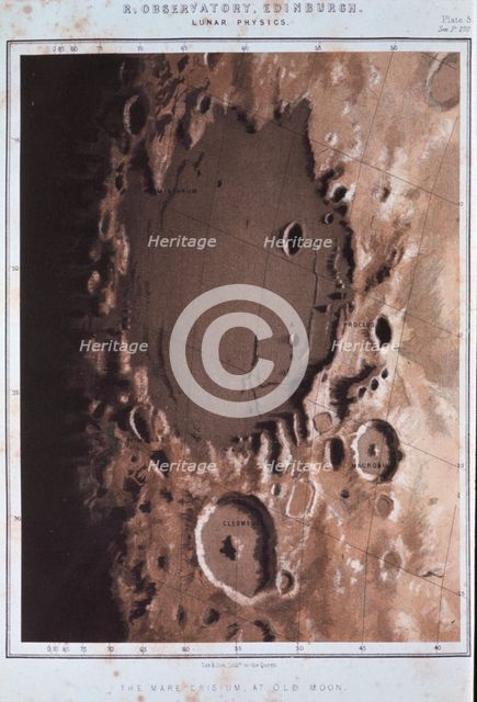 Part of the lunar surface, 1857. Creator: Anon.