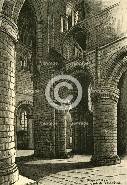 'Part of the Nave, Carlisle Cathedral', 1898. Creator: Unknown.
