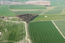 Part of the site of the 1643 Battle of Roundway Down, Wiltshire, 2018. Creator: Historic England