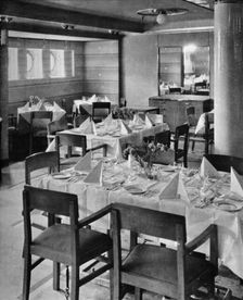 Part of the Tourist Dining Saloon 1935