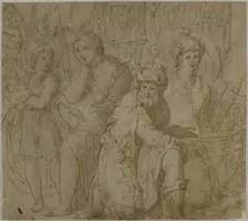 Part of The Truimph and Exploits of Furius Camillus, n.d. Creator: Francesco Salviati