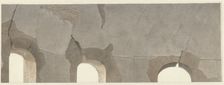 Part of the Vault of the Temple of Minerva Medica in Rome, c.1809-c.1812. Creator: Josephus Augustus Knip