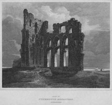 Part of Tynemouth Monastery. Northumberland 1814. Artist: John Greig