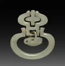Part of a Buckle or Ornament, 1800s-1900s. Creator: Unknown