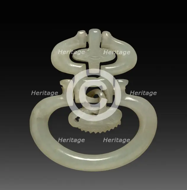 Part of a Buckle or Ornament, 1800s-1900s. Creator: Unknown.