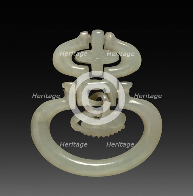 Part of a Buckle or Ornament, 1800s-1900s. Creator: Unknown.