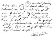 Part of a letter written by Charles Spencer, 3rd Earl of Sunderland, 1678 (1840)