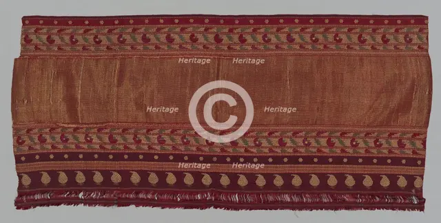 Part of a Sari, 1800s. Creator: Unknown.