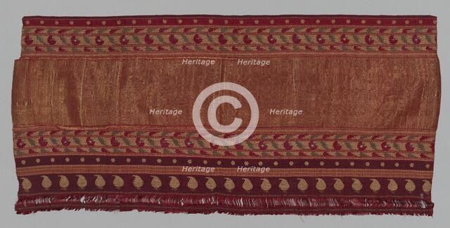 Part of a Sari, 1800s. Creator: Unknown.