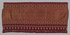 Part of a Sari, 1800s. Creator: Unknown