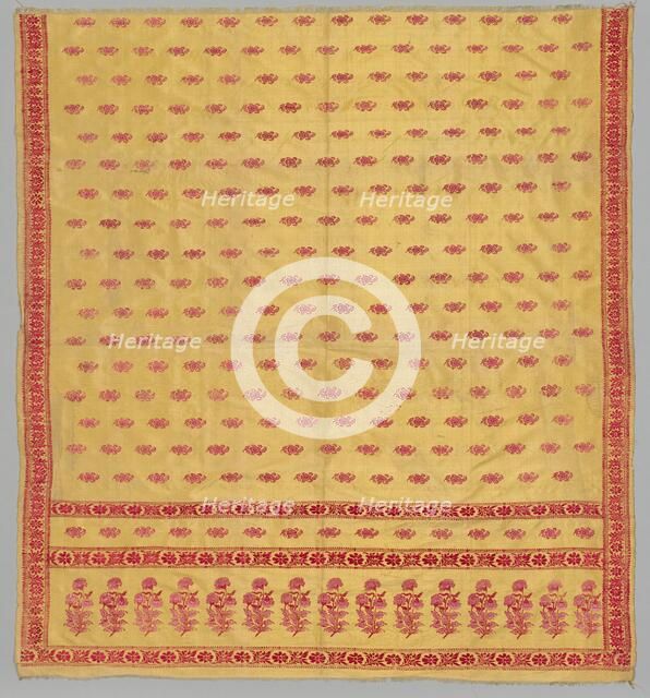 Part of a Sari, 1800s - early 1900s. Creator: Unknown.