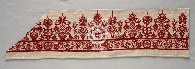 Part of a Skirt Border, 1800s. Creator: Unknown.