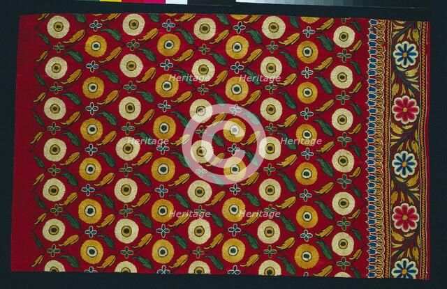 Part of a Skirt (Ghagra), 1800s - early 1900s. Creator: Unknown.