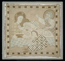 Part of an Antependium (Depicting The Last Supper), Germany, 1300/10. Creator: Unknown