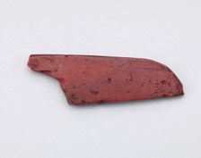 Part of an inlay: a wing form. Cut with a die, Ptolemaic Dynasty or Roman Period, 305 BCE-14 CE. Creator: Unknown