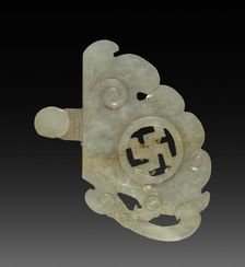 Part of Buckle, 1800s-1900s. Creator: Unknown