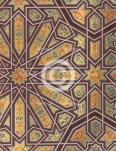 'Part of ceiling of the Portico of the Court of the Fish Pond', 1907. Creator: Unknown.