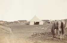 Part of Governor General's Camp at Cawnpoor,1859, 1859. Creator: Unknown