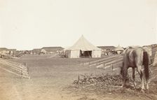 Part of Governor General's Camp at Cawnpoor,1859, 1859. Creator: Unknown