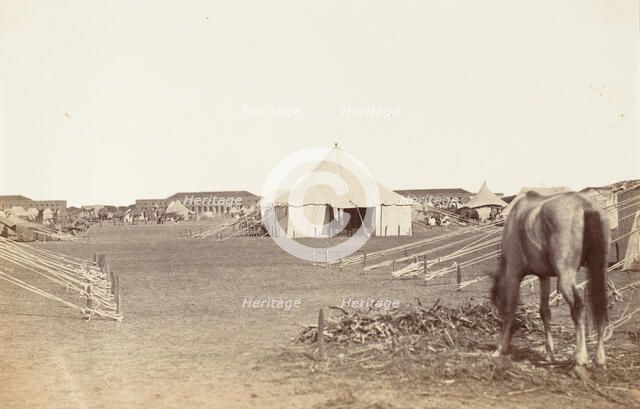 Part of Governor General's Camp at Cawnpoor,1859, 1859. Creator: Unknown.